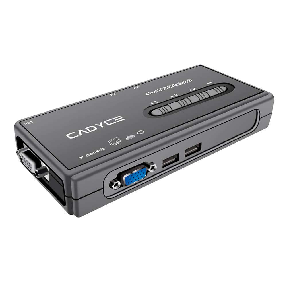 CADYCE CA-UK400 Cadyce CA-UK400 4 Port Desktop USB KVM